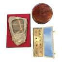 【中古】徐公 農田 硯 天然石 文鎮&筆洗い 3点セット その他 【ベクトル 古着】 241110