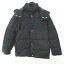 【中古】ギャップキッズ GAP KIDS パデットジャケット S 120 黒系 ブラック ジップアップ ポケット 裏地 無地 キッズ 【ベクトル 古着】 231228