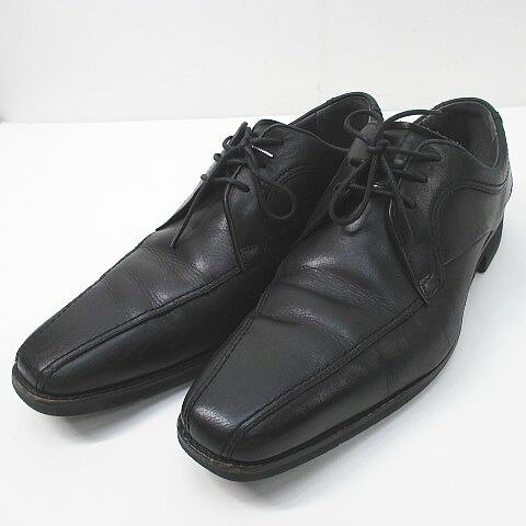 【中古】アシックス asics runwalk ランウォーク ビジネスシューズ 26.0cm EEE ブラック 黒系 レザー メンズ 【ベクトル 古着】 240114