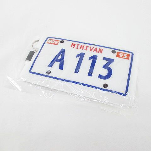 【中古】ディズニー Disney ダイカットパスケース 定期入れ カード入れ トイストーリー ピクサー PIXAR ナンバープレートモチーフ 白系 ホワイト 小物 その他 【ベクトル 古着】 240516