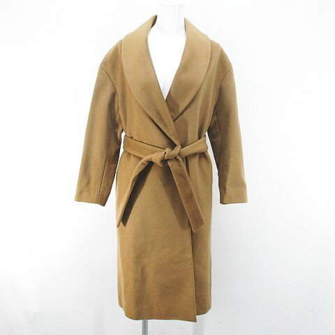【中古】ユナイテッドアローズ UNITED ARROWS ロング丈 カシミヤ ガウンコート 36 キャメル系 ベルト 裏地 ポケット 日本製 レディース 【ベクトル 古着】 250228 【中古】ユナイテッドアローズ UNITED ARROWS ロング丈 カシミヤ ガウンコート 36 キャメル系 ベルト 裏地 ポケット 日本製 レディース 【ベクトル 古着】 250228