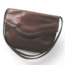 【中古】ロエベ LOEWE アナグラム ショルダーバッグ ポシェット ブラウン 茶系 レザー レディース 【ベクトル 古着】 250428