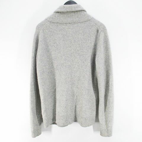 【中古】エポカ ウォモ EPOCA UOMO 長袖 カーディガン ニット 48 灰系 グレー ボタン 毛 ウール 無地 レディース 【ベクトル 古着】 250331