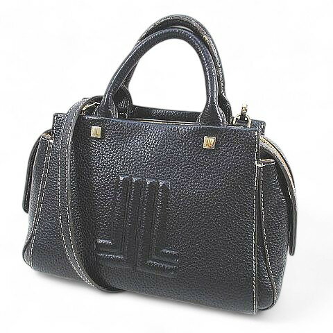【中古】ランバン LANVIN 2WAY ハンドバッグ ミニボストン ショルダーバッグ ブラック 黒系 レザー レディース 【ベクトル 古着】 250419 【中古】ランバン LANVIN 2WAY ハンドバッグ ミニボストン ショルダーバッグ ブラック 黒系 レザー レディース 【ベクトル 古着】 250419
