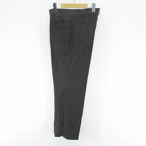 【中古】未使用品 NONA ロングパンツ スラックス ジップフライ 13 灰系 グレー 日本製 毛 ウール 裏地 無地 タグ付 レディース 【ベクトル 古着】 250502 【中古】未使用品 NONA ロングパンツ スラックス ジップフライ 13 灰系 グレー 日本製 毛 ウール 裏地 無地 タグ付 レディース 【ベクトル 古着】 250502
