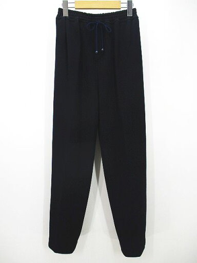 【中古】あいびぶれ ロング丈 テーパードパンツ 濃紺系 ネイビー 無地 ウエストゴム 加工 裏地 日本製 レディース 【ベクトル 古着】 250518 【中古】あいびぶれ ロング丈 テーパードパンツ 濃紺系 ネイビー 無地 ウエストゴム 加工 裏地 日本製 レディース 【ベクトル 古着】 250518
