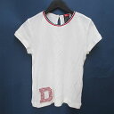 【中古】ダブルスタンダードクロージング ダブスタ DOUBLE STANDARD CLOTHING 半袖 ニットカットソー F 白系 ホワイト ワッペン バック...