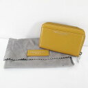 【中古】PELLEGRLXO コインケース ラウンドファスナー 財布 ミニウォレット 小銭入れ レザー 茶系 キャメル ブラウン ロゴ 文字 レディース 【ベクトル 古着】 250727|詳細画像
