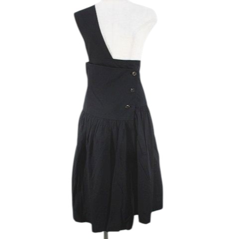 【中古】トリココムデギャルソン tricot COMME des GARCONS TA-02016M ワンショルダー ジャンパースカート ワンピース 膝丈 M 黒系 ブラック 無地 ラップ ギャザー レディース 【ベクトル 古着】 250717 【中古】トリココムデギャルソン tricot COMME des GARCONS TA-02016M ワンショルダー ジャンパースカート ワンピース 膝丈 M 黒系 ブラック 無地 ラップ ギャザー レディース 【ベクトル 古着】 250717