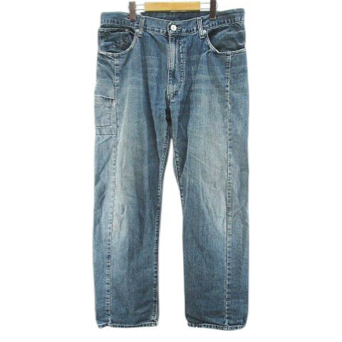 【中古】リーバイス Levi's レッドワイヤー REDWIRE ロング丈 デニムパンツ ジーンズ ストレート W35L32 青系 ブルー ジップフライ 加工 ステッチ メンズ 【ベクトル 古着】 250725 【中古】リーバイス Levi's レッドワイヤー REDWIRE ロング丈 デニムパンツ ジーンズ ストレート W35L32 青系 ブルー ジップフライ 加工 ステッチ メンズ 【ベクトル 古着】 250725