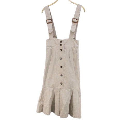 【中古】マジェスティックレゴン MAJESTIC LEGON ワンピース サス付き スカート ひざ丈 M ベージュ系 マーメイド ボタン レディース 【ベクトル 古着】 250818 【中古】マジェスティックレゴン MAJESTIC LEGON ワンピース サス付き スカート ひざ丈 M ベージュ系 マーメイド ボタン レディース 【ベクトル 古着】 250818