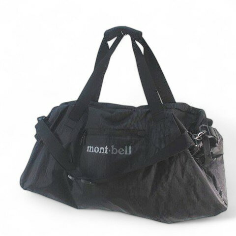 【中古】モンベル Montbell 113396 L.W.ダッフル 60 ボストンバッグ ハンド ショルダー 2WAY ロゴ ブラック 黒系 メンズ レディース 【ベクトル 古着】 251102