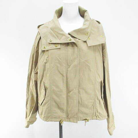 【中古】スタイルヴォイスフォー Stylevoice for xxx マウンテンパーカー ジャケット 薄手 比翼 F ベージュ系 ジップアップ 無地 ブルゾン レディース 【ベクトル 古着】 251104