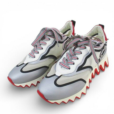 【中古】クリスチャンルブタン Christian louboutin 1210788 Sharkina シャーキーナ スニーカー 36 グレー レディース 【ベクトル 古着】 251225