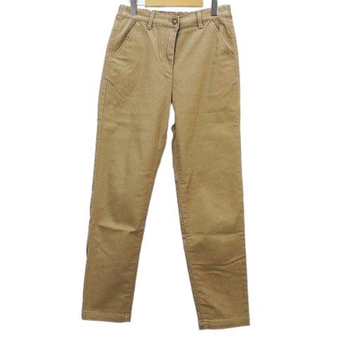 【中古】マックレガー マクレガー McGREGOR テーパードパンツ パンツ L 茶系 ブラウン 無地 バック飾りポケット ストレッチ レディース 【ベクトル 古着】 260118