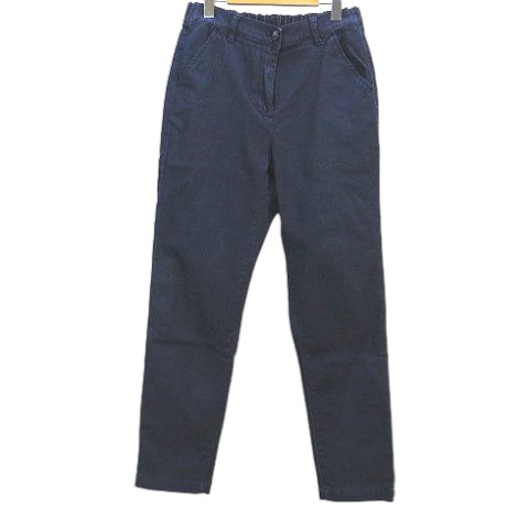 【中古】マックレガー マクレガー McGREGOR テーパードパンツ デニム L 青系 ブルー 無地 バック飾りポケット ストレッチ レディース 【ベクトル 古着】 260113