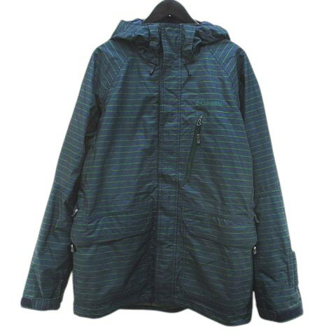 【中古】コロンビア Columbia オムニヒート RN69724 CA05367 ナイロン ジャケット スノーウェア L 紺系..