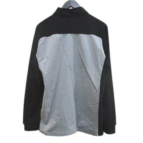 【中古】キャロウェイ CALLAWAY トラヴィスマシュー TRAVISMATHEW ゴルフウェア ジャケット L 灰系 グレー ダブルジップ 切替 ロゴ 刺繍 ストレッチ メンズ 【ベクトル 古着】 260129