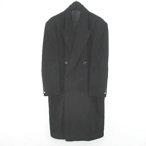 樂天商城 - 【中古】ジャクソンビル JACKSON BILL ロングコート M 黒系 ブラック 日本製 毛 ウール 裏地 無地 メンズ 【ベクトル 古着】 260209