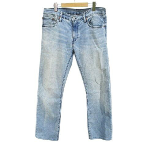 [중고] 리바이스 Levi 's 502 데님 팬츠 청바지 지퍼 플라이 33 블루 계열 블루 인디고 롱 길이 남성 [벡터 헌옷] 260413