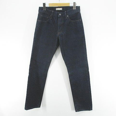 [중고] 유니클로 UNIQLO 데님 팬츠 청바지 지퍼 플라이 28 감계 네이비 인디고 롱 길이 여성 [벡터 헌옷] 260529