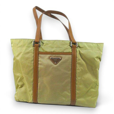 【中古】プラダ PRADA トートバッグ �