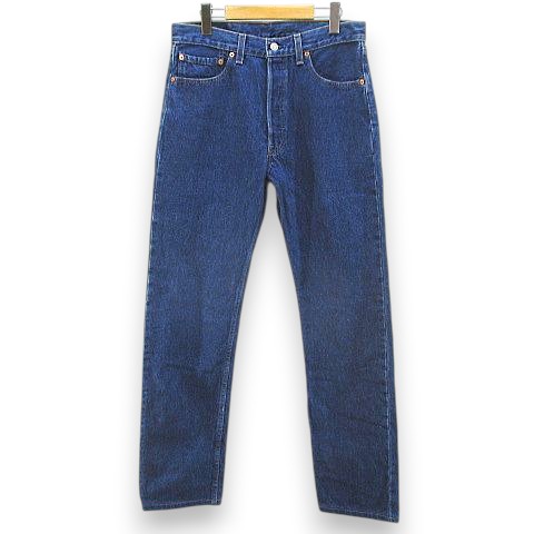 [Used] Levi's 501-6115 Denim Jeans, Long Length, W31L34, Blue, Button Fly, Distressed, Made in USA, Men's [Vector Used Clothing] 260625