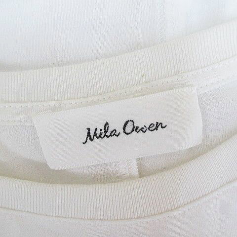 【中古】ミラオーウェン Mila Owen 長袖 カットソー 白系 ホワイト 無地 フレアスリーブ 切替 透け感 レディース 【ベクトル 古着】 260731 auc-vector-21148635 ブランド古着の買取販売ベクトル サンプル画像3