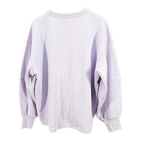 【中古】未使用品 グローバルワーク GLOBAL WORK 長袖 スエットトレーナー L 紫系 パープル ボリューム袖 フィッシュテール クルーネック タグ付き レディース 【ベクトル 古着】 260917 auc-vector-21288605 ブランド古着の買取販売ベクトル サンプル画像2