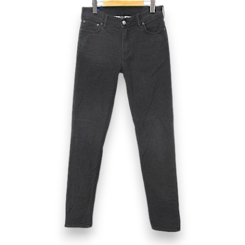 【中古】アクネ ストゥディオズ Acne Studios Bla Konst 30Y165-120 ロング丈 デニムパンツ ジーンズ スリム スキニー 28/30 黒系 ブラック ジップフライ ストレッチ レディース 【ベクトル 古着】 260925