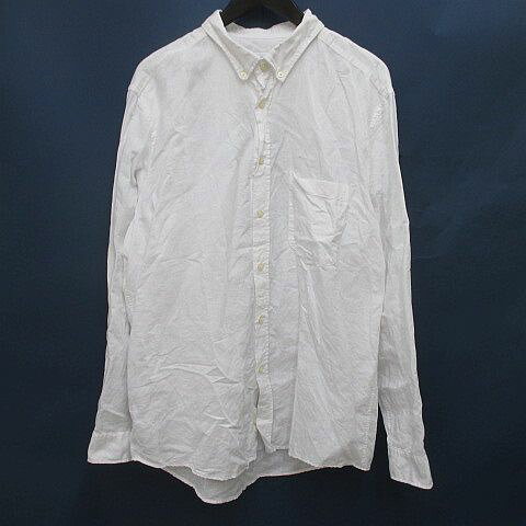 【中古】ザラ ZARA 長袖 シャツ XL 白系 オフホワイト 無地 ボタンダウン 透け感 メンズ 【ベクトル 古着】 260928ブランドザラ ZARA表記サイズXL実寸サイズ肩幅：47cm　身幅：60cm　着丈：78cm　袖丈：65cm　　素材リネン 55％ コットン 45％色オフホワイト系 （画像参照）状態首回りにシミあり、所々にシミあり。（画像参照）備考中古品を扱っているため、元の商品のデザインや形状が全て把握できかねますので、予めご了承下さい。商品のお問い合わせの回答を休止しております。＊各商品ページの商品詳細等をご確認の上ご購入ください。【中古】ザラ ZARA 長袖 シャツ XL 白系 オフホワイト 無地 ボタンダウン 透け感 メンズ 【ベクトル 古着】 260928状態ランク　”B”詳細については、下記および「状態ランクについて」ページをご覧ください。未使用・新品の商品ほぼ新品同様の商品使用感が少なく、かなり状態の良い商品使用感はあるが、傷や汚れの少ない商品使用感の他、傷や汚れが見られる商品かなり大きな傷みがある難あり商品※S〜CランクはUSED品となりますので、使用感をご理解の上でご入札下さい。状態ランクについてinformationブランドザラ ZARA表記サイズXL実寸サイズ肩幅：47cm　身幅：60cm　着丈：78cm　袖丈：65cm　　素材リネン 55％ コットン 45％色オフホワイト系 （画像参照）状態首回りにシミあり、所々にシミあり。（画像参照）備考中古品を扱っているため、元の商品のデザインや形状が全て把握できかねますので、予めご了承下さい。商品のお問い合わせの回答を休止しております。＊各商品ページの商品詳細等をご確認の上ご購入ください。本商品は一点物です他サイトや店舗にて販売している商品です。多少のお時間差にて欠品になることもございます。予めご了承頂ますようお願い致します。ベクトル・サイズガイドはこちらこの商品と同じブランドの商品を見る
