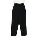 【中古】未使用品 ウェルダン WE11DONE 2021年製 WOMENS BLACK HIGH-WAIST BAGGY TROUSER バギーパンツ スラックス XS 黒 ブラック /TK ■GY21 レディース 【ベクトル 古着】 231010