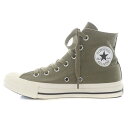 【中古】コンバース CONVERSE オールスター ALL STAR チャックテイラー Chuck Taylor スニーカー シューズ ハイカット キャンバス US4 23cm カーキ 1CL735 /SI4 レディース 【ベクトル 古着】 231013