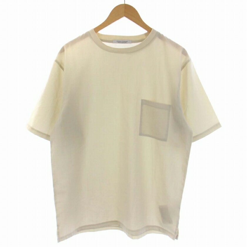 【中古】ジャーナルスタンダード JOURNAL STANDARD Tシャツ カットソー 半袖 クルーネック M ベージュ 19-051-600-9820-1-0 /BM メンズ 【ベクトル 古着】 231028ブランドジャーナルスタンダード JOURNAL STANDARD表記サイズM実寸サイズ肩幅：49.5cm　身幅：57cm　着丈：71.5cm　袖丈：26cm　　素材本体 ポリエステル100% 衿部分 綿100%色ベージュ仕様胸ポケット×1状態使用感が少なく、かなり状態の良い商品です。 ※あくまでも中古品ですので掲載写真や記載内容をご確認いただき、ご理解の上ご購入ください。備考品番19-051-600-9820-1-0商品のお問い合わせの回答を休止しております。＊各商品ページの商品詳細等をご確認の上ご購入ください。【中古】ジャーナルスタンダード JOURNAL STANDARD Tシャツ カットソー 半袖 クルーネック M ベージュ 19-051-600-9820-1-0 /BM メンズ 【ベクトル 古着】 231028状態ランク　”A”詳細については、下記および「状態ランクについて」ページをご覧ください。未使用・新品の商品ほぼ新品同様の商品使用感が少なく、かなり状態の良い商品使用感はあるが、傷や汚れの少ない商品使用感の他、傷や汚れが見られる商品かなり大きな傷みがある難あり商品※S〜CランクはUSED品となりますので、使用感をご理解の上でご入札下さい。状態ランクについてinformationブランドジャーナルスタンダード JOURNAL STANDARD表記サイズM実寸サイズ肩幅：49.5cm　身幅：57cm　着丈：71.5cm　袖丈：26cm　　素材本体 ポリエステル100% 衿部分 綿100%色ベージュ仕様胸ポケット×1状態使用感が少なく、かなり状態の良い商品です。 ※あくまでも中古品ですので掲載写真や記載内容をご確認いただき、ご理解の上ご購入ください。備考品番19-051-600-9820-1-0商品のお問い合わせの回答を休止しております。＊各商品ページの商品詳細等をご確認の上ご購入ください。本商品は一点物です他サイトや店舗にて販売している商品です。多少のお時間差にて欠品になることもございます。予めご了承頂ますようお願い致します。ベクトル・サイズガイドはこちらこの商品と同じブランドの商品を見る