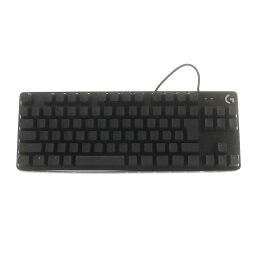 【中古】LOGICOOL ロジクール G413 TKL SE メカニカルゲーミングキーボード 日本語配列 茶軸 有線 黒 ブラック /AN7 メンズ 【ベクトル 古着】 231027