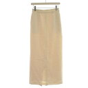 【中古】クラネ CLANE 22AW 2WAY ADJUST LOW WAIST タイトスカート ロング スカート 0 S オフホワイト 白 /☆G レディース 【ベクトル 古着】 231205(4)