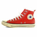 【中古】コンバース CONVERSE オールスター ペインターパンツ ハイ チャックテイラー ALL STAR PAINTER-PANTS HI CHUCK TAYLOR スニーカー ハイカット キャンバス US7.5 26cm 赤 レッド 1CJ037 /KU メンズ 【ベクトル 古着】 231227