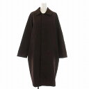 【中古】ヤエカ YAECA SOUTIEN COLLAR COAT STANDARD ステンカラーコート ロング アウター S 茶 ブラウン 69553 /YM レディース 【ベクトル 古着】 240119