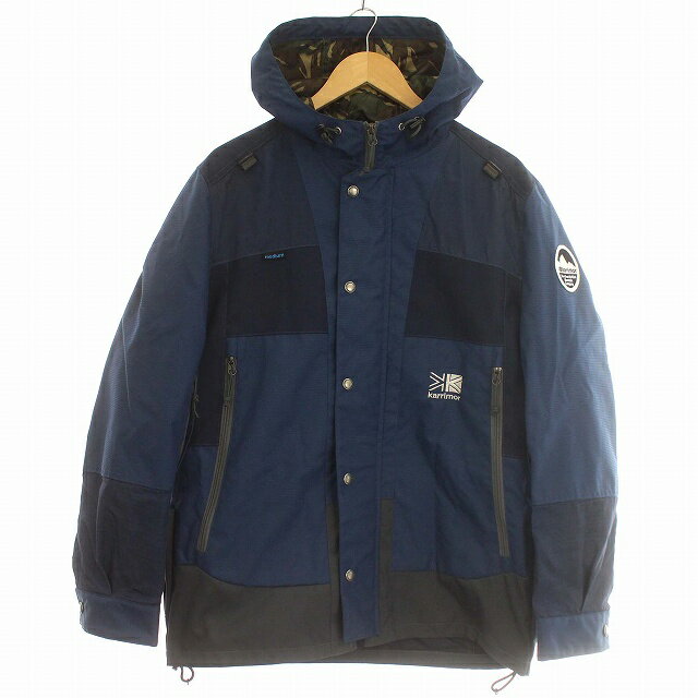 【中古】アイ ジュンヤワタナベマン コムデギャルソン ジュンヤマン eye JUNYA WATANABE MAN カリマー karrimor 20SS AD2019 バックパックデザイン マウンテンパーカー ジャケット 迷彩 M ネイビー 紺 /☆G メンズ 【ベクトル 古着】 240517