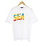 【中古】ウィンダンシー WIND AND SEA VIOLA & ROSES TROPICAL-FLOWER T-Shirt White Tシャツ カットソー 半袖 プリント M 白 ホワイト WDS-VR-22A-01 /KH メンズ 【ベクトル 古着】 240326