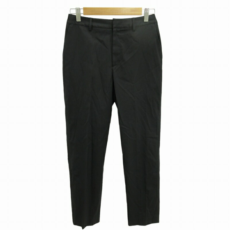 【中古】B&Y ユナイテッドアローズ BEAUTY&YOUTH ビューティー&ユース シャークテーパード9分丈パンツ スラックス M 黒 ブラック 1614-144-5292 ■GY31 /FT 0822 レディース 【ベクトル 古着】 240822(4.0)
