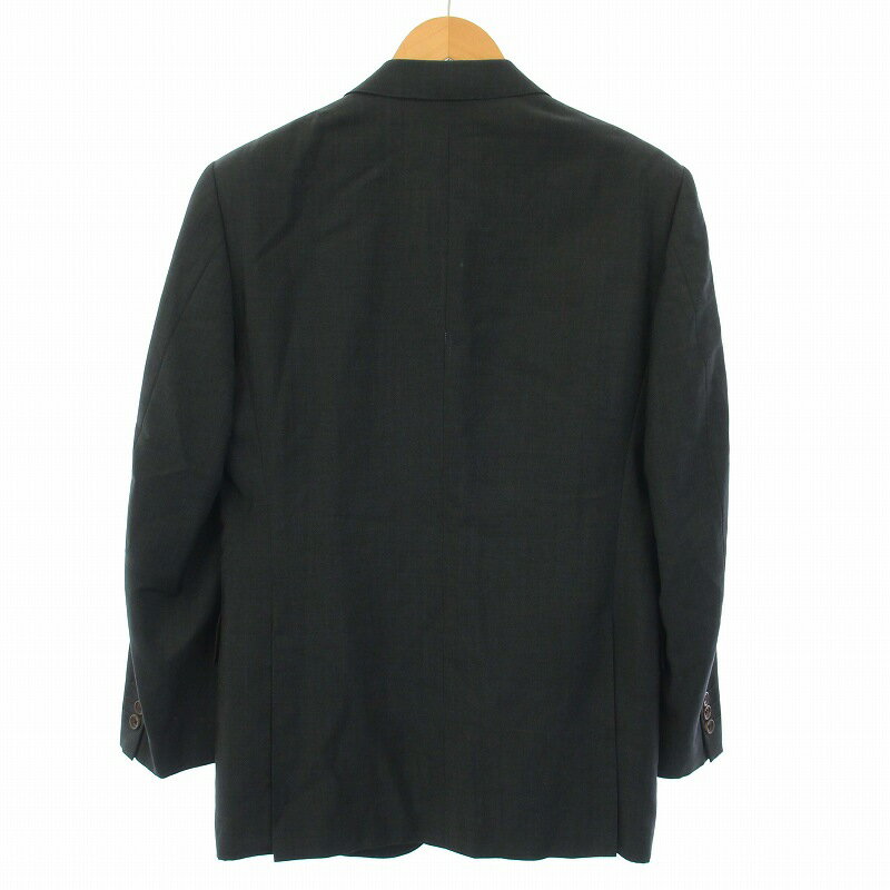 【中古】ヘンリープール HENRY POOLE MARQUIS ETHOMAS生地 スーツ セットアップ 上下 テーラードジャケット シングル 背抜き パンツ スラックス 90 A4 S グレー /TK メンズ 【ベクトル 古着】 240826