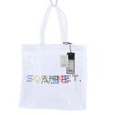【中古】ウィンダンシー WIND AND SEA SOPHNET. PVC TOTE BAG トートバッグ ビニールバッグ ロゴ クリア WDS-SPNT-06...
