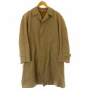 【中古】アクアスキュータム AQUASCUTUM Aqua5 ステンカラーコート ロング ボアライナー コットン M ベージュ /KU ■GY99 メンズ 【ベクトル 古着】 240918