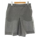【中古】アミ アレクサンドル マテュッシ ami alexandre mattiussi キュロット ショートパンツ ハーフ ボックスプリーツ ウール 36 S...