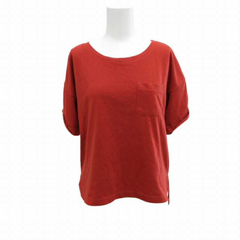 【中古】ナイスクラップ NICE CLAUP ONE AFTER ANOTHER Tシャツ カットソー 半袖 赤 レッド /HD 0927 レディース 【ベクトル 古着】 240927