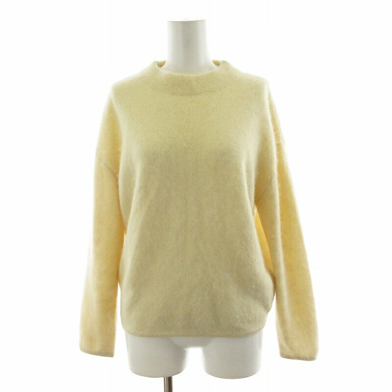 【中古】トゥモローランド TOMORROWLAND フラッフィーヤーンビルトネックプルオーバー ニット ハイネッ..