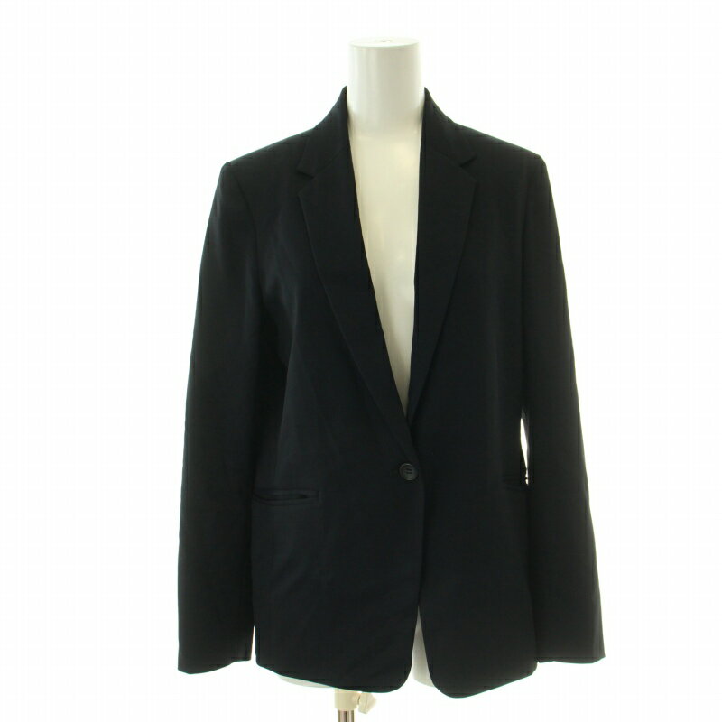 【中古】プラステ PLST 21AW コンフォートリュクステーラードジャケット センターベント 1B S 黒 ブラック 121304003 /XK レディース 【ベクトル 古着】 241015