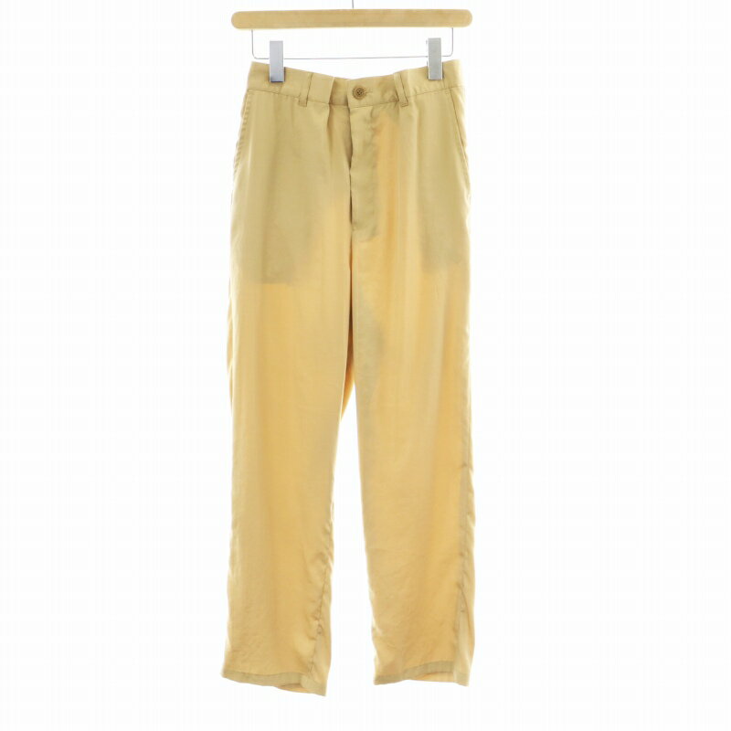 【中古】エディション Edition トゥモローランド パンツ スラックス サテン タック ウエストゴム S ベージュ /XK レディース 【ベクトル 古着】 241030