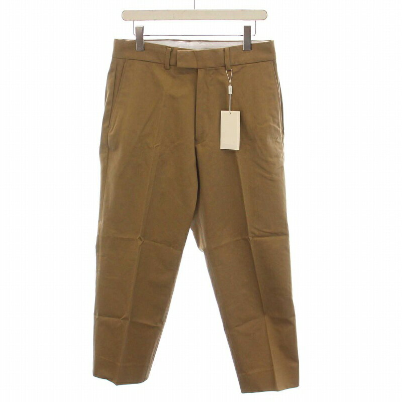 【中古】未使用品 アレッジ ALLEGE Ankle Slacks アンクルスラックス パンツ チノパン 2 M ベージュ AH19W-PT04B /YM ■GY32 ▲H メンズ 【ベクトル 古着】 241029
